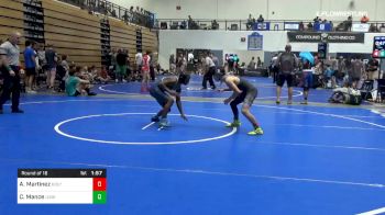 113 lbs Round Of 16 - Art Martinez, Holy Innocents vs Christopher Mance, Lovett / The Wrestling Center