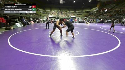 287 lbs Semi To 9th - Diego Nuno, Hanford vs Bryan Ruiz Alvarez, Mendota