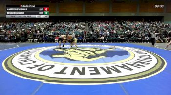 155 lbs Round Of 16 - Savannah Stickler, Wasatch vs Hazey Hammack, Crook County