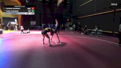 125 lbs Round 1 - Savana Sharkey, Western Dubuque vs Diem Curfman, Vinton-Shellsburg