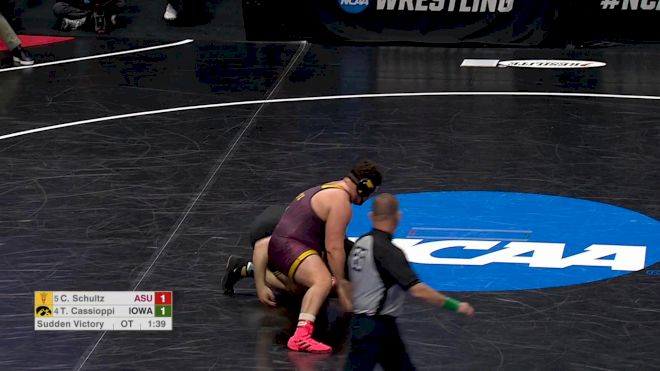 285 lb Quarterfinal, Cohlton Schultz, Arizona State vs Anthony Cassioppi, Iowa