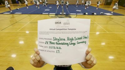 Skyline High School [Game Day - Junior Varsity Non Tumbling] 2022 UCA West Virtual Regional