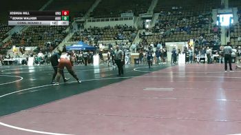 7A 285 lbs Cons. Round 2 - Edwin Walker, Auburn vs Joshua Hill, Opelika Hs