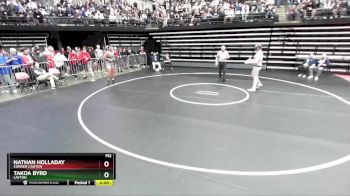 285 lbs Quarterfinal - Takoa Byrd, Layton vs Nathan Holladay, Corner Canyon