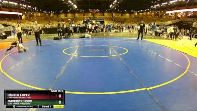 71 lbs Semifinal - Parker Lopez, Canes Wrestling Club vs Maverick Hood, Gulf Coast Wrestling