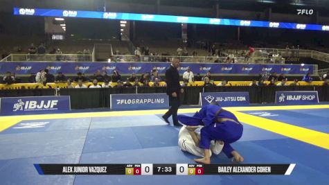 Bailey Alexander Cohen vs Alex Junior Vazquez 2026 Pan Jiu Jitsu IBJJF Championship