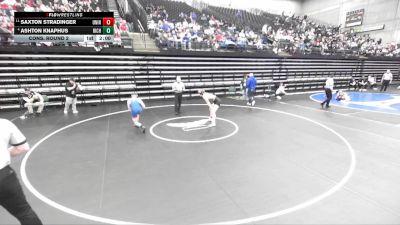 3A 157 lbs Cons. Round 2 - Saxton Stradinger, Union vs Ashton Knaphus, Richfield