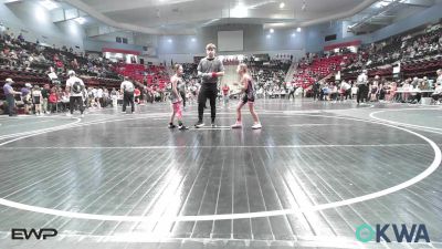64-67 lbs Rr Rnd 1 - Emyle Thompson, HURRICANE WRESTLING ACADEMY vs Kalisynn Meyer, HURRICANE WRESTLING ACADEMY