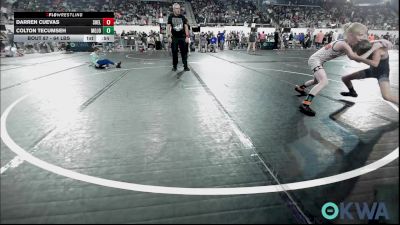 64 lbs Consi Of 4 - Darren Cuevas, Shelton Wrestling Academy vs Colton Tecumseh, Mojo Grappling Academy