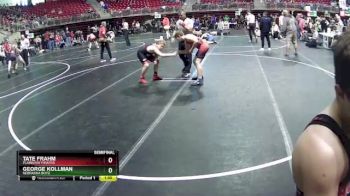 130 lbs Semifinal - Tate Frahm, Plainview Pirates vs George Kollman, Nebraska Boyz