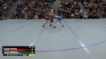 85 lbs Quarterfinal - Lucas Stevens, MN Elite vs Quinn Meredith, Victory School Of Wrestling