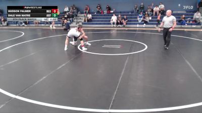 141 lbs 5th Place Match - Dale Van Matre, Adams State vs Hudson Palmer, Iowa Western Community College