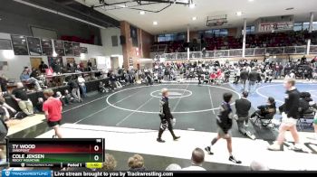 98 lbs Cons. Semi - Ty Wood, Sandpoint vs Cole Jensen, Rocky Mountain