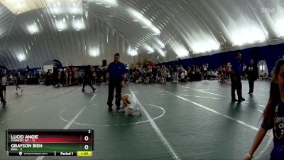 52 lbs Round 9 (10 Team) - Grayson Bish, DWA vs Lucio Angie, Foundry WC