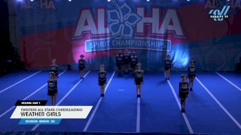 Twisters All Stars Cheerleading - Weather Girls [2024 L1 Senior - D2 Day 1] 2024 Aloha Baltimore Showdown