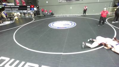 155 lbs Sarah Harthorn, KCWA - Kern County Wrestling Association vs Kendall Schmid, NAWA - North Area Wrestling Association