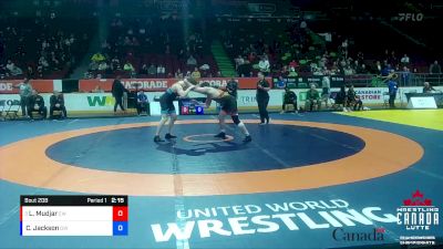 92kg Quarterfinal - Landon Mudjar, Edmonton WC vs Clark Jackson, Guelph WC