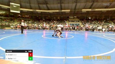 70 lbs Round Of 32 - Davie Green, GOLDRUSH Academy vs Lou Reiter, Immortal Athletics WC