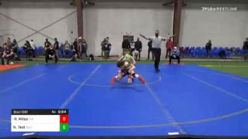 65 lbs Quarterfinal - Reid Miles, The Tribe vs Nicholas Teal, South Plainfield