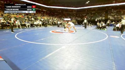 157 Class 1 lbs 1st Place Match - Louis Suddarth, Centralia vs Collin Moore, North Callaway