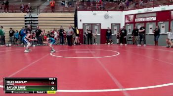 58-68 lbs Round 3 - Miles Barclay, LaPorte vs Baylor Birge, Frankfort Wrestling