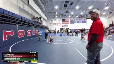 56 lbs 3rd Place Match - Tapp Lang, Lusk Rawhide Wrestling Club vs Braxton Larson, Sheridan Wrestling Club