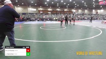 64 lbs Consi Of 4 - Corbin Ansell, Mat Demon Wrestling Club vs Peyton Schiess, COWA
