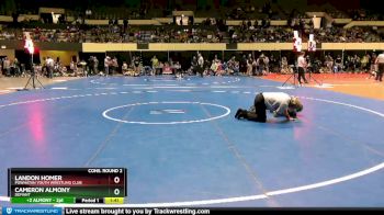 90 lbs Cons. Round 2 - CAMERON ALMONY, Defiant vs Landon Homer, Powhatan Youth Wrestling Club