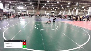 130 lbs Quarterfinal - Vanessa Beans, Vail Wr Ac vs Elise Combs, Relentless WC