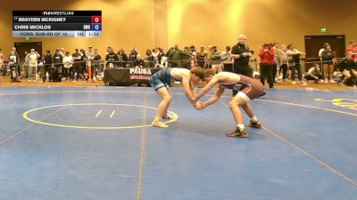 144 lbs Cons. Sub-rd Of 16 - Brayden Mckigney vs Chris Micklos, Southside Wrestling Club