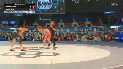 126 lbs 3rd Place Match - Jaxon Lane, TN vs Paul Ruiz, CA