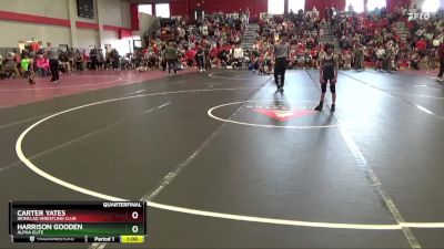 60 lbs Quarterfinal - Harrison Gooden, Alpha Elite vs Carter Yates, Ironclad Wrestling Club