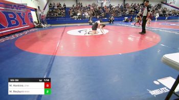 126-138 lbs Rr Rnd 2 - Mylee Hankins, Jenks Middle School Girls Wres vs Mylee Reyburn, Broken Arrow