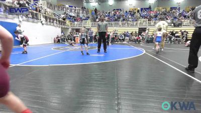 49 lbs Round Of 16 - Greyson Bode, Perry Wrestling Academy vs Maisyn Malone, Bartlesville Wrestling Club