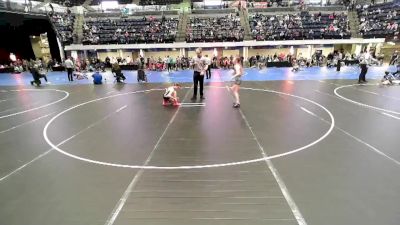 Girls 7th - 8th grade - 87 Champ. Round 2 - Grace Keltner, Empire Academy vs Abigail Peterson, Big Game Wrestling Club