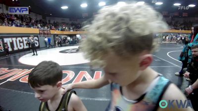 46 lbs Round Of 32 - Waylon Macke, F-5 Grappling vs Brek Kirbie, Woodward Youth Wrestling