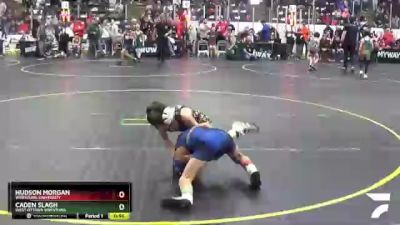 69 lbs Champ. Round 1 - Hudson Morgan, Wrestling University vs Caden Slagh, West Ottawa Wrestling