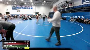 157 lbs Cons. Round 2 - Lance York, Lingle-Ft. Laramie/Southeast vs Justin Newberry, Riverton