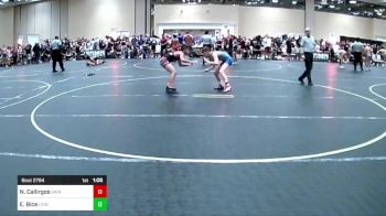 95 lbs Round Of 16 - Noah Callirgos, Grindhouse WC vs Eric Bice, Legends Of Gold LV