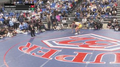157 lbs Consolation - Aiden Arnett, IL vs Dominic Way, WV