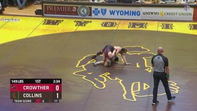 149 lbs Austin Collins, Wyoming vs Logan Crowther, Western Wyoming College