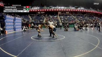 3A 157 lbs Cons. Round 3 - Dillon Francis, First Flight High School vs Emmanuel Ortiz, Kings Mountain High School