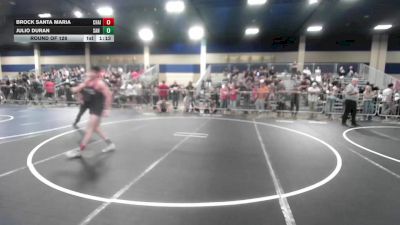 126 lbs Round Of 128 - Brock Santa Maria, Chain Wr Ac vs Julio Duran, San Jacinto WC