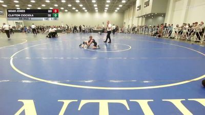 56 lbs Rr Rnd 3 - Noah Jones, Indiana Outlaws Green - EL vs Clayton Ciociola, The Hunt WC Black - EL