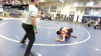 157 lbs Cons. Round 3 - John Tran, Westminster vs Miguel DeLaHerran, La Quinta