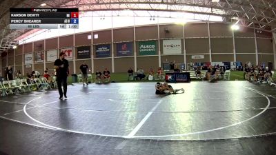 88 lbs Karson Devitt, Nebraska vs Percy Shearer, Arizona Blue