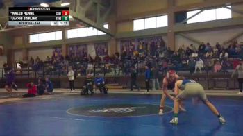 144 lbs Quarterfinal - Jacob Stirling, Thunder Basin High School vs Kaleb Henne, Central