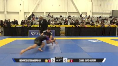 Xavier David Oliveira vs Leonardo Esteban Espinoza 2025 World IBJJF Jiu-Jitsu No-Gi Championship