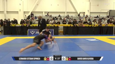Xavier David Oliveira vs Leonardo Esteban Espinoza 2025 World IBJJF Jiu-Jitsu No-Gi Championship