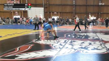 125 lbs Consi Of 4 - Zac Hartley, Impact Wrestling Academy vs Kael Davis, M-2 Training Center